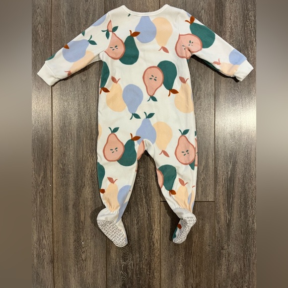 2 Carters Fleece Footed Sleepers - Picture 6 of 13